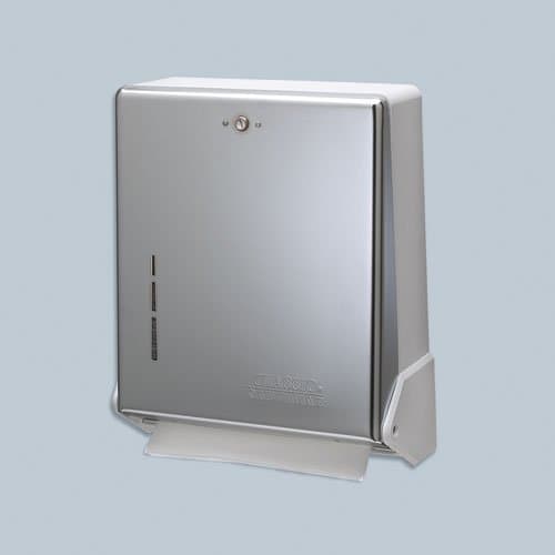 True Fold White Metal Front Cabinet for C-Fold/Multifold