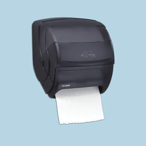 Integra Black Lever Roll Towel Dispenser