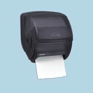 San Jamar Integra Black Lever Roll Towel Dispenser