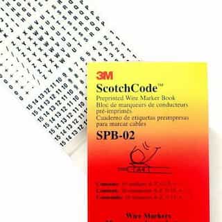 3M Wire Marker Book with Natural Rubber Adhesive