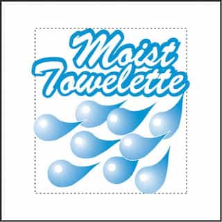 Individually Wrapped Moist Towelette 4X7
