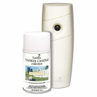 Yankee Candle Starter Kit w/ Clean Cotton Scent Refill