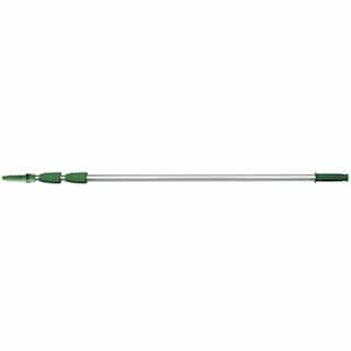 Opti-Loc Silver/Green Aluminum 3 Section Extension Pole 12 ft