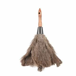Gray Ostrich Feather Duster w/ 4" Plastic Handle