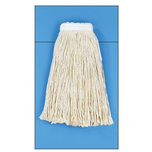 White Cotton Fiber Cut-End #20 Size Wet Mop Head
