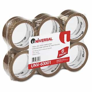 Universal Tan General Purpose 1.85 mil Box Sealing Tape, 55 yd.