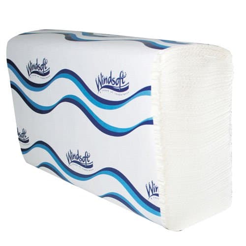 Windsoft Brown High-Quality 1-Ply Embossed Multifold Paper Towels