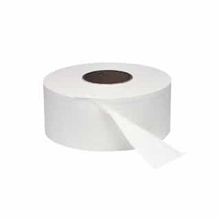 Jumbo Roll Toilet Tissue, 2-Ply, White