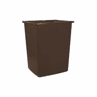 Rubbermaid Glutton Brown 56 Gal Container