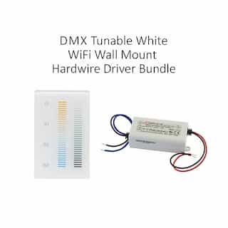 DMX Tunable Bundle Kit w/ Wall Mount Driver, Hardwire