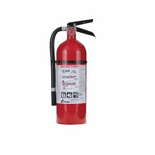 Kidde 2-A, 10-B:C, 4# - Fire Extinguisher with Wall Hook, Rechargeable