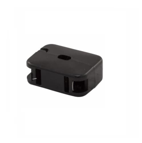 Eaton Wiring 10 Amp In-Line Outlet, NEMA 1-15R, Black