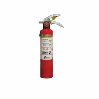 Kidde 1-A, 10-B:C, 2.6#  - Fire Extinguisher with metal strap bracket, Rechargeable