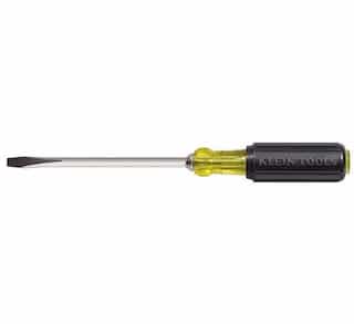 Klein Tools Heavy Duty Screwdriver with 6'' Nickel Chrome Plated Square Shank