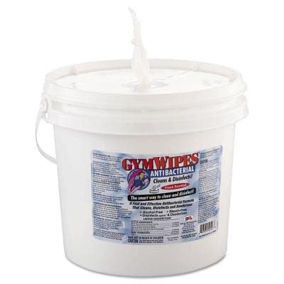 GymWipes Antibacterial Towelettes Bucket