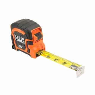 Klein Tools Single Hook Non-Magnetic Tape Measure, 25'