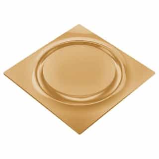 24W Quiet Bathroom Fan, Round Grille, 110 CFM, Satin Gold
