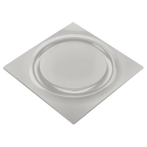16W Quiet Bathroom Ceiling Fan, Humidity Sensor, 3000K, Satin Nickel
