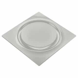 16W Quiet Bathroom Ceiling Fan, Humidity Sensor, 3000K, Satin Nickel