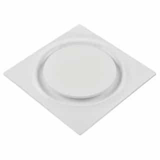 16W Quiet Bathroom Ceiling Fan, Humidity Sensor, White