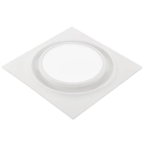 Aero Pure 18.1W Quiet Bathroom Fan, 80 CFM, W/ LED Light, 3000K, White
