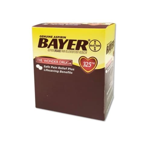 Acme United Bayer Extra-Strength Aspirin, Individual Packs