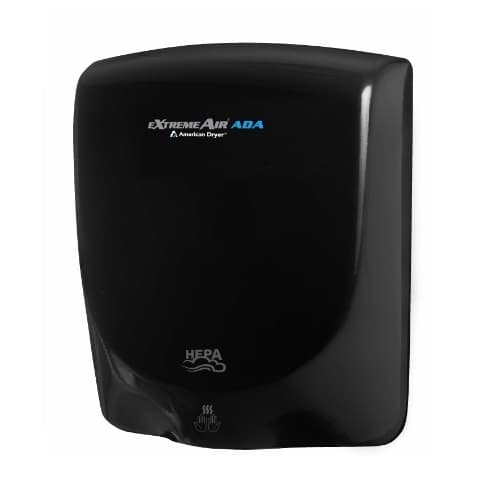 950W eXtremeAir ADA Hand Dryer, Wall Mounted, 110-240V, Black Aluminum