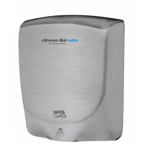 950W eXtremeAir ADA Hand Dryer, Wall Mounted, 110-240V, Brushed Steel