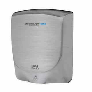 American Dryer 950W eXtremeAir ADA Hand Dryer, Wall Mounted, 110-240V, Brushed Steel