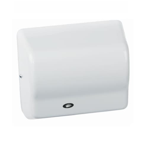 American Dryer 1500W Global GX Series Hand Dryer, Wall Mounted, 110-120V, White Aluminum 