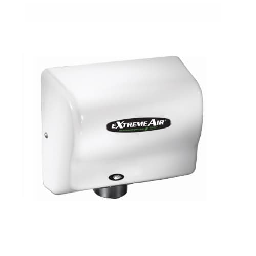 American Dryer 1500W eXtremeAir GXT Hand Dryer, Wall Mounted, 100-240V, White Finish