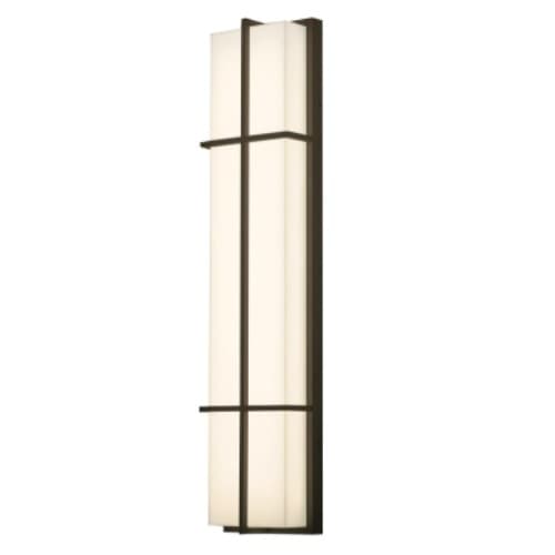 AFX 42W Avenue Outdoor Wall Sconce w/ PC, 120V-277V, Selectable CCT, BRZ