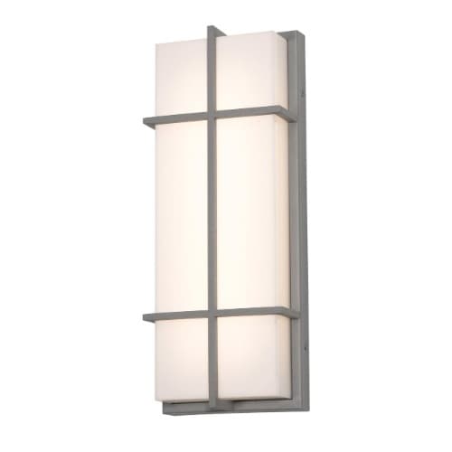 AFX 28W LED Avenue Outdoor Wall Sconce w/ PC, 120V-277V, 3000K, Gray