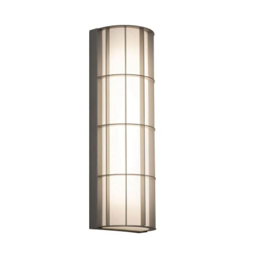 AFX 36W Broadway Outdoor Wall Sconce, 120V-277V, Selectable CCT, Gray