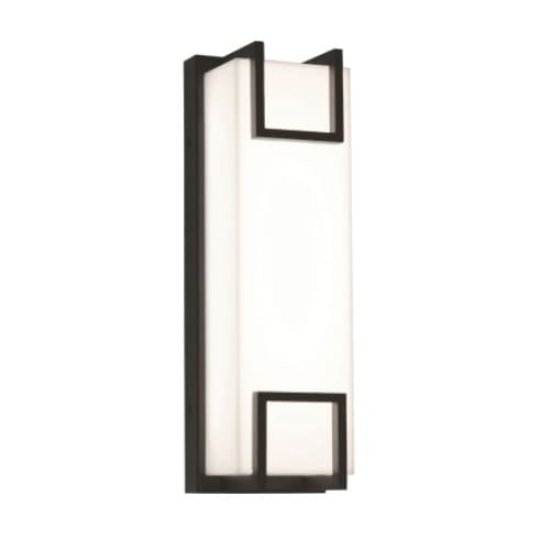 19W LED Beaumont Outdoor Wall Sconce, 120V-277V, 3000K, Bronze