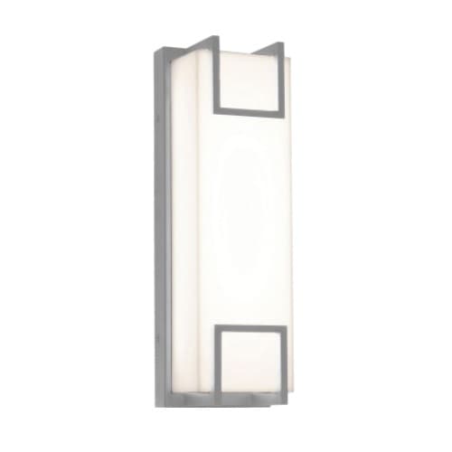 19W LED Beaumont Outdoor Wall Sconce w/ PC, 120V-277V, 3000K, Gray