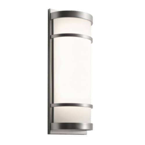AFX 17W LED Brio Wall Sconce, 1400 lm, 120V-277V, Selectable CCT, Nickel