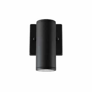 6-in 10W Beverly Wall Sconce, 630 lm, 120V-277V, CCT Select, Black