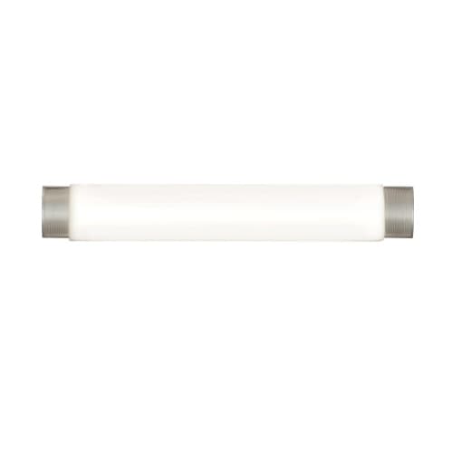 26W LED Charlotte Vanity Light, 120V-277V, Selectable CCT, Nickel
