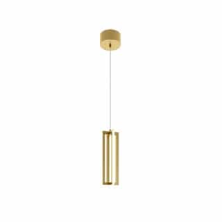 12-in 15W Cass Pendant, 990 lm, 120V, 3000K, Gold