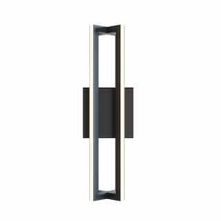 16-in 18W Cass Wall Sconce, 950 lm, 120V, 3000K, Black