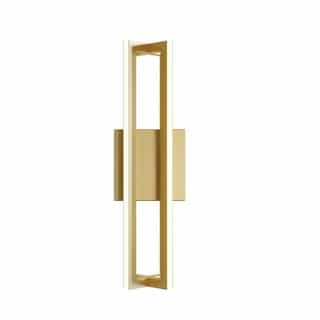 AFX 16-in 18W Cass Wall Sconce, 950 lm, 120V, 3000K, Gold