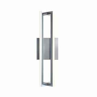 16-in 18W Cass Wall Sconce, 950 lm, 120V, 3000K, Nickel