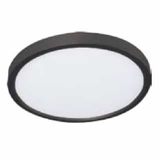 6-in 12W LED Disc Light 900 lm, 120V, Selectable CCT, Black