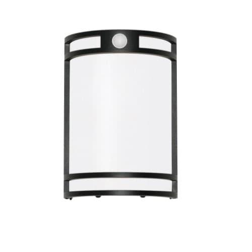 13W Elston Outdoor Sconce w/ Photocell, 120V, Selectable CCT, Black