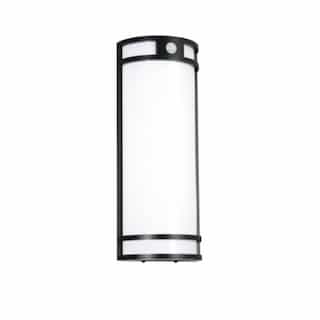 21W Elston Outdoor Sconce w/ Photocell, 120V, Selectable CCT, Black