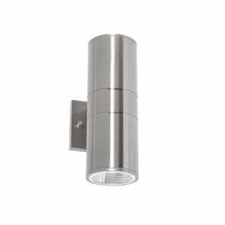 12-in 25W Everly Outdoor Sconce, 2000lm, 120V-277V, CCT Select, Nickel