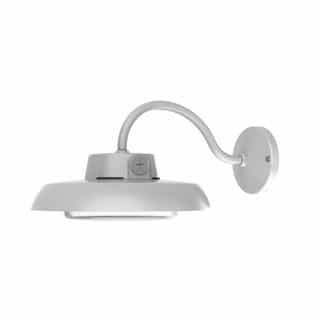 80W Gilbert Outdoor Sconce w/ PC, 7300 lm, 120V, CCT Select, Gray