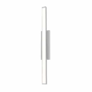 36-in 35W Gale Outdoor Sconce w/ BB, 2400 lm, 120V-277V, 3000K, Gray