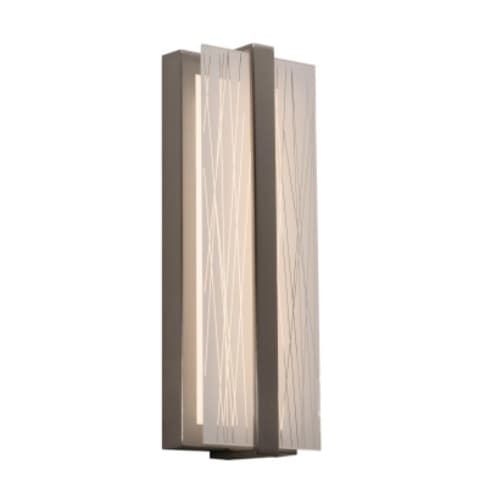 15W LED Gallery Wall Sconce, 1200 lm, 120V, 3000K, Satin Nickel